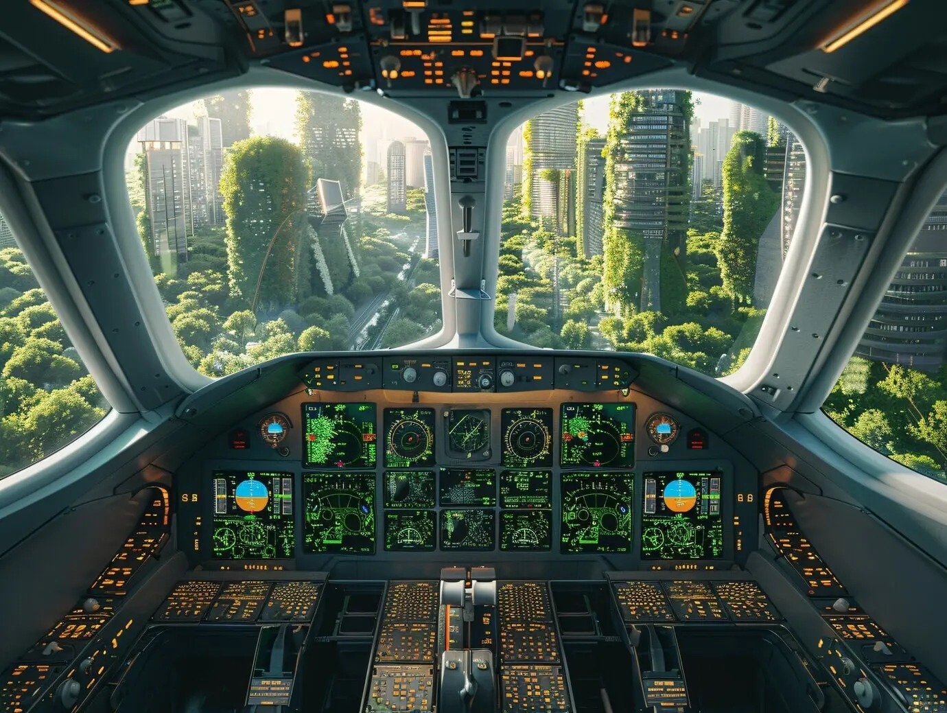 Grünes Flugzeug – nachhaltiges Energiekonzept